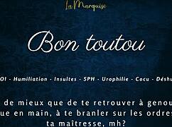 bon toutou delivers french joi femdom humiliation for obedient pups