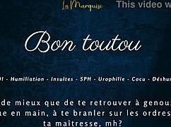 bon toutou delivers french joi femdom humiliation for obedient pups