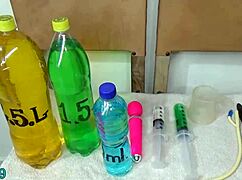 Agonizing Extreme: Japanese Milf's Cervix Prolapses with Bottles Dangling