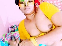 Indian bhabi moans dirty while hardcore fucking her husband's dad.
