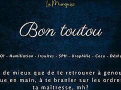 bon toutou delivers french joi femdom humiliation for obedient pups