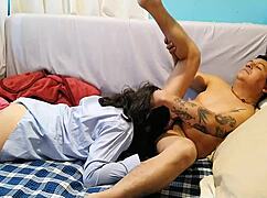 Boss babe secretary sucks cock and rims ass for that promotion 😈 Who's next??