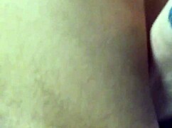 my wife drops to her knees for my homemade blowjob then swallows every drop casually watching her work