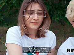 Shy couple rims asses then hard anal outdoors camping