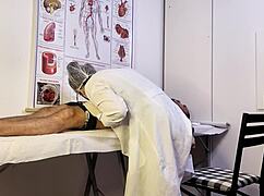 patient gets hard during nurse exam can't hold back