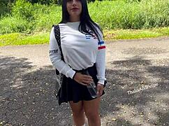 WOW! College Girl Cheats Easy Fucks Stranger Doggystyle Cowgirl!