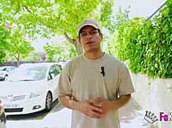 you won't believe how this busty blonde begs for latin dick in speed dating quickie