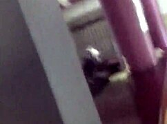 Crazybitch twerks on landlord's bed!