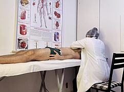 patient gets hard during nurse exam can't hold back