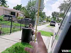 yo bailey your sexy ass getting drilled hard bent over doggystyle cowgirl in bangbus gangbang