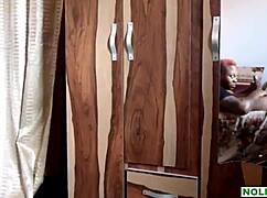 naija ebony couple's raw homemade handjob leads to hardcore monster cock tits play