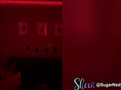 blonde milf in lingerie dances dirty before bdsm clothes rip in tucson