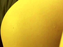 excited japanese girl bends over doggystyle for stepdad cum on ass after party