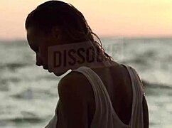 oh man her wet see-through bra clings to those nipples on the beach... russian blonde crossdressing sexy