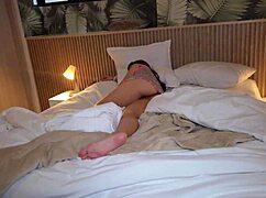 sneaking in to wake sister's best friend pov latina deepthroats and takes cumshot shower