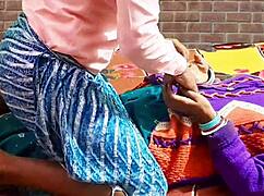 Indian village teen hard fucked outdoors by huge cock