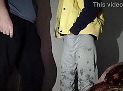 my stepmom watches me stroke before we fuck hard