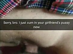 Your Girlfriend Lets Him Creampie Her Ovulating Pussy - Cuckold Captions Milky Mari!