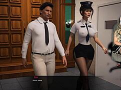 i'm the prison guard eyeing that hijab milf's bare milf curves under her uniform