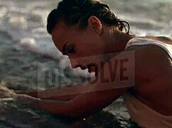 oh man her wet see-through bra clings to those nipples on the beach... russian blonde crossdressing sexy