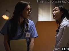 Hey nurse sinn sage, vicki chase wants to lick your pussy in hospital fingering frenzy