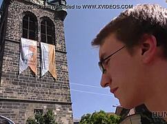 Nerdy cuckold watches girlfriend pounded by stud?