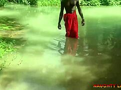 Ebony wife bangs pastor during baptism ritual in full clip