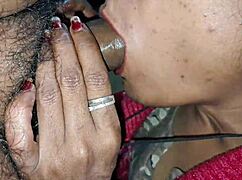 Traditional nightwear hides wild anal creampie passion in malayali couple's home romp