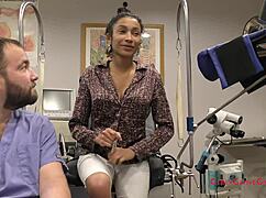 behind scenes miss mars in latex nurse gloves vibes to orgasm research