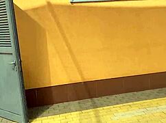 brunette teen moans hard during crazy holiday outdoor spanking cum covered sexy