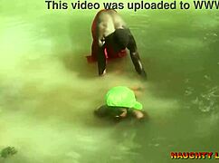 Ebony wife bangs pastor during baptism ritual in full clip