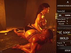 wild slutty curvy white milf shey shows off big ass tits then rides big black cock hard