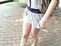 Japanese babe Mizuki picked up hairy beaver fucked creampie uncensored