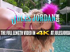 Khloe Kapri Gapes Ass To Mouth On Jules Jordan Monster Cock