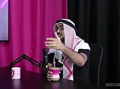 Sloppy Arab Cock Titfuck And Pussy Suck In Cast