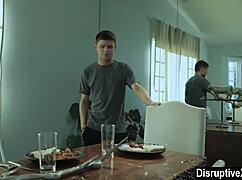 stepson bareback fucks stepdad's ass 😈🍆💦