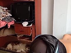 peruvian latina prostitute bent over shaved pussy gets hardcore doggystyle fucked wet