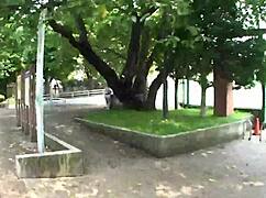 Japanese babe Mizuki picked up hairy beaver fucked creampie uncensored