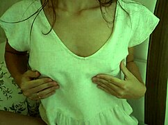 wanna watch her squeeze milk from those cute lactating tits up close?