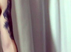 Skinny brazilian fitness babe slaps tight wet pussy in homemade pov foreplay