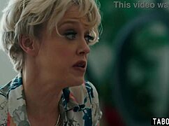 granny counselor bounces huge tits on black patient's cock at work