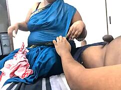 maid kanika strokes cock for hot handjob 💦🍆