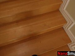 hot gilf stepgranny sucks young cock hard