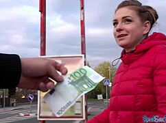 Think you'd fuck this picked-up blonde euro slut outdoors?