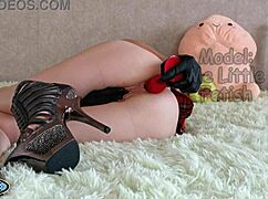 Want stepsister's small ass anal dildo destruction in uniform?