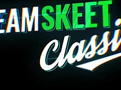 Santa delivers early cumshot to blonde's big ass and tits in Christmas trailer