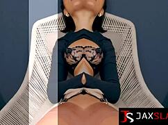 Leilani May's petite body takes every inch of black monster cock deep.