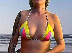 i left the beach shack waiter rock hard begging to grab and feel my tanned big ass and wet pussy volume