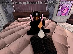 Bunny Girl Throat Fucked Rough After Teasing Blowjob