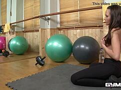 subil arch, how's that tight pussy feel riding the gym rubber ball?